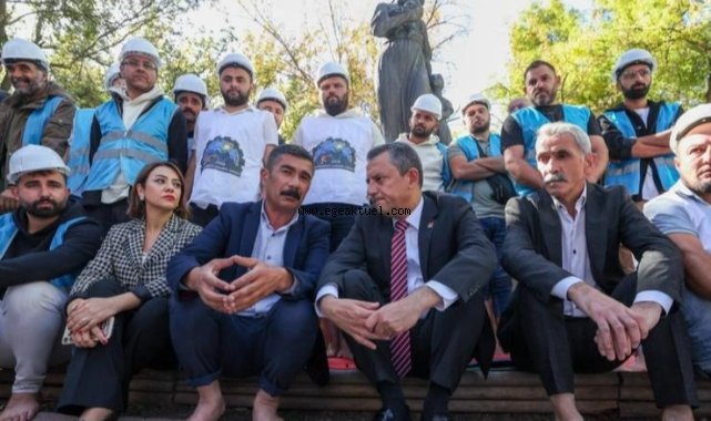 Özgür Özel, Fernas işçilerini ziyaret etti