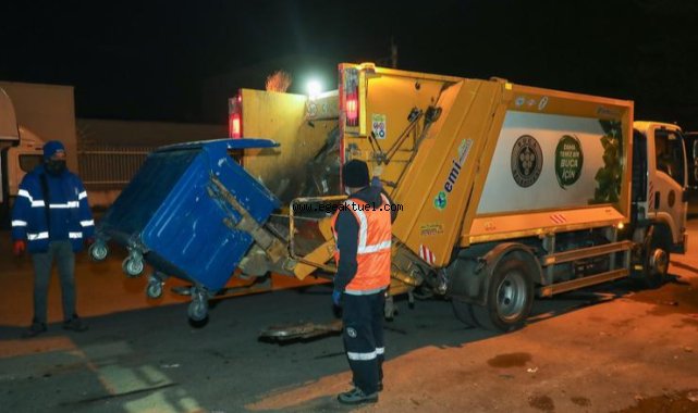 Buca’da temizlik çalışmaları aralıksız sürüyor