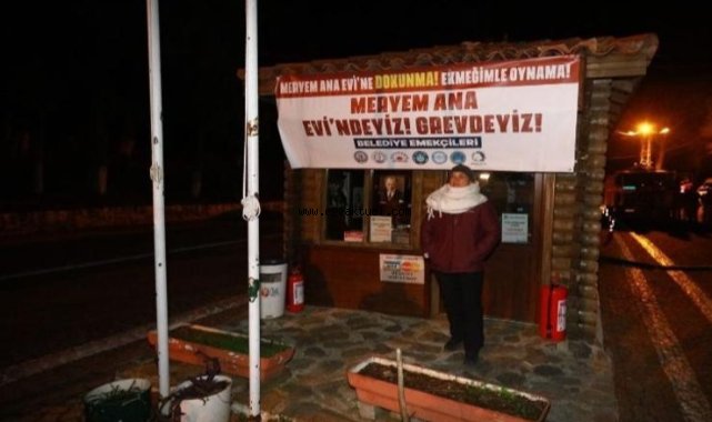 Efes Selçuk’ta Meryem Ana Evi nöbetine baskın