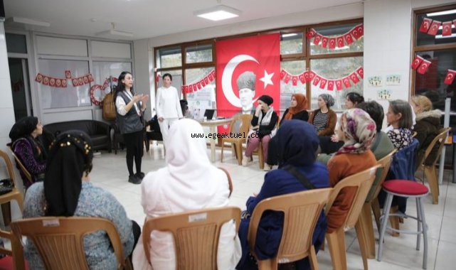Konaklı kadınlara şiddete karşı hakları anlatıldı