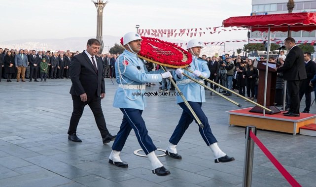 Saat: 09.05: ebedi şef atatürk İzmir'de hasret ve minnetle anıldı 
