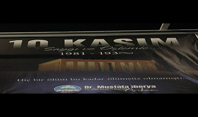 Söke Belediyesi'den 10 kasım mesaj 'skandalı