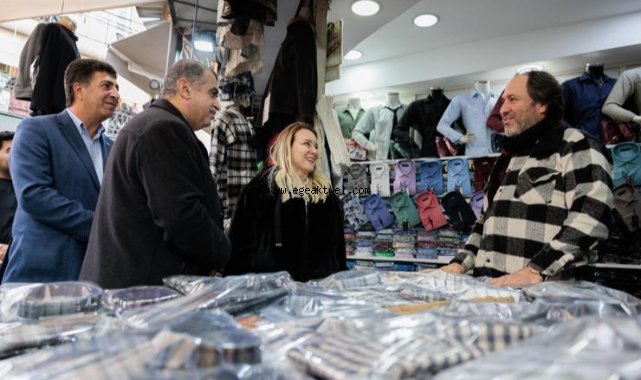 Başkan Mutlu’dan Kemeraltı esnafına ziyaret