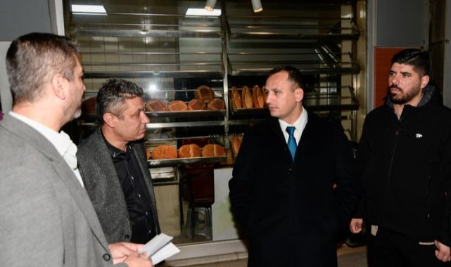 Bornova’da fırınlara gece denetimi: Başkan Eşki sahada