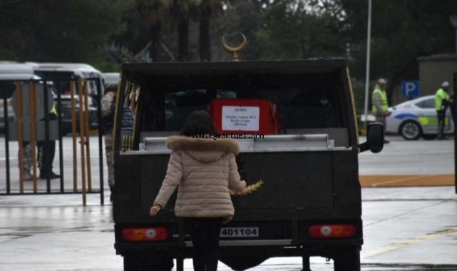 Şehit Teğmen Dut'un naaşı İzmir'de