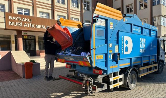 Bayraklı'dan geri dönüşüme 1 yılda 650 ton atık
