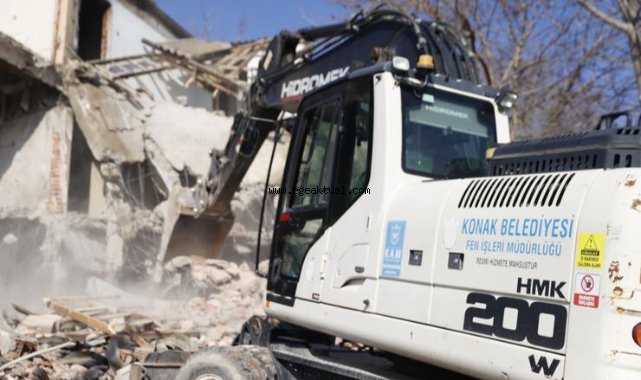 Konak'ın kent dokusu değişiyor: 9 ayda 92 metruk bina yıkıldı