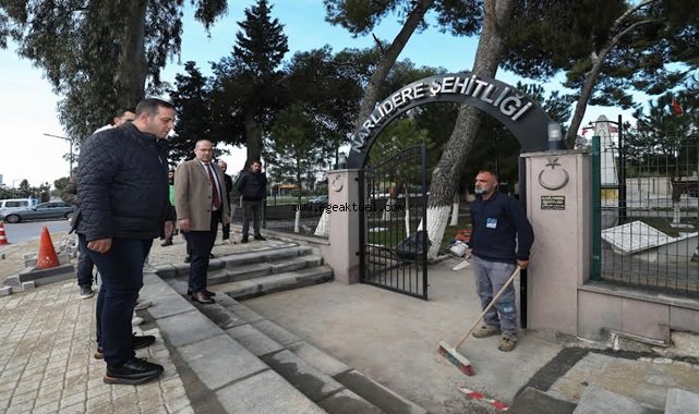 Narlıdere'de şehitlere vefa 