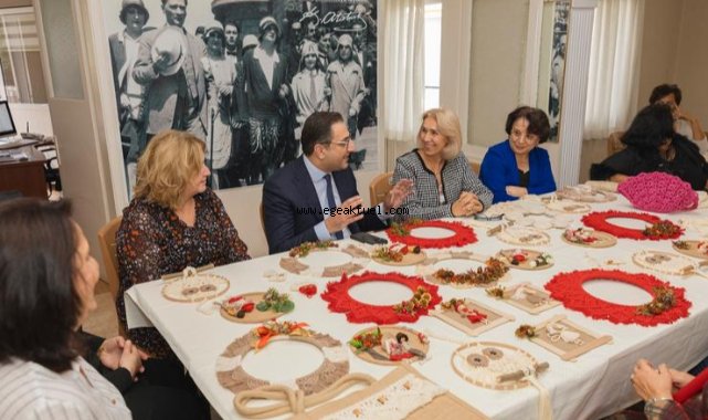 Balçova’da el sanatları kurslarına yoğun ilgi