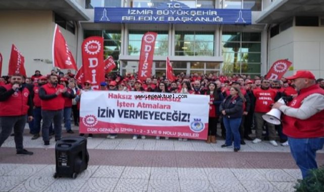 Başkan Tugay ile sendika arasında görüşme! Eylemlere ara verildi