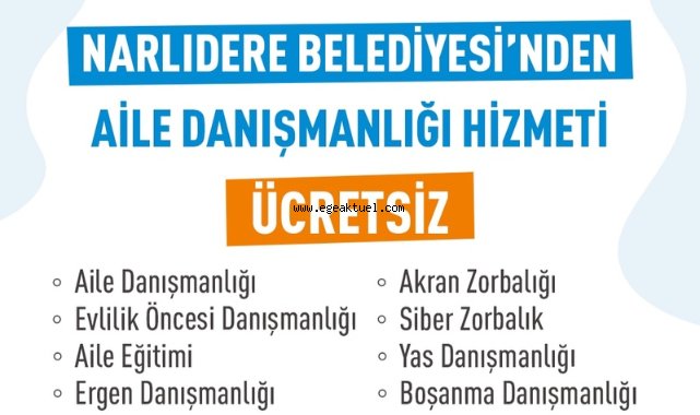 Narlıdere Belediyesi, Ücretsiz Aile Danışmanlığı Hizmeti Başlattı