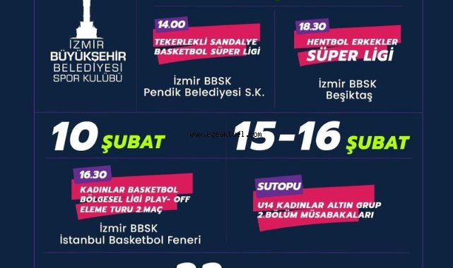 Şubat'ta spor ve heyecan var