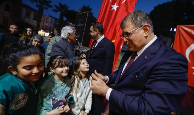 Başkan Tugay'dan iftar sofrasında dayanışma mesajı