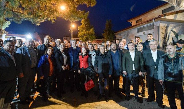 Başkan Tugay, Tirelilerle aynı sofrada buluştu