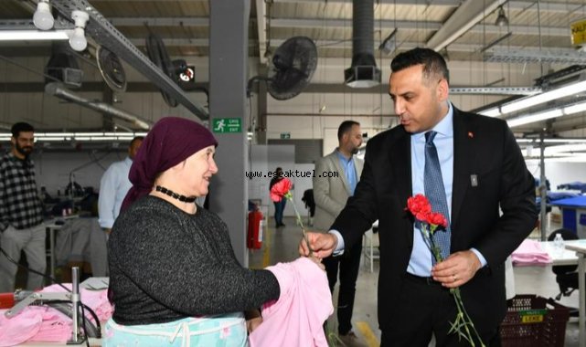 Başkan Yıldız’dan Tekstil İşçisi Kadınlara ziyaret
