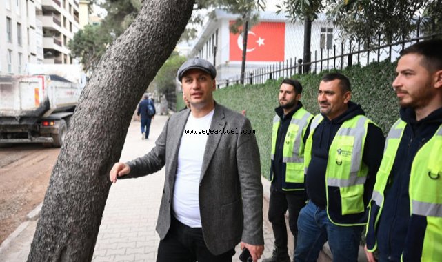 Bornova’nın gözde sokağına bayramlık asfalt