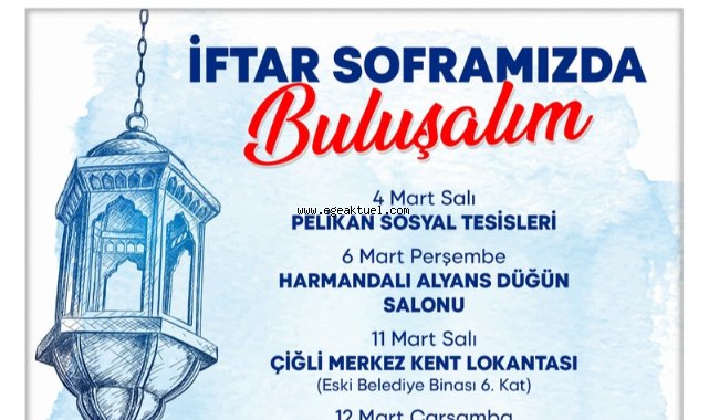 Çiğli Belediyesi’nden Mahallelerde İftar Sofraları