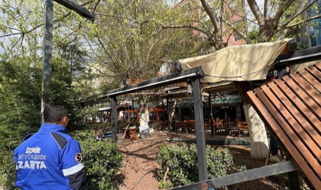 İzmir Büyükşehir Belediyesi kamusal alanların işgaline son veriyor