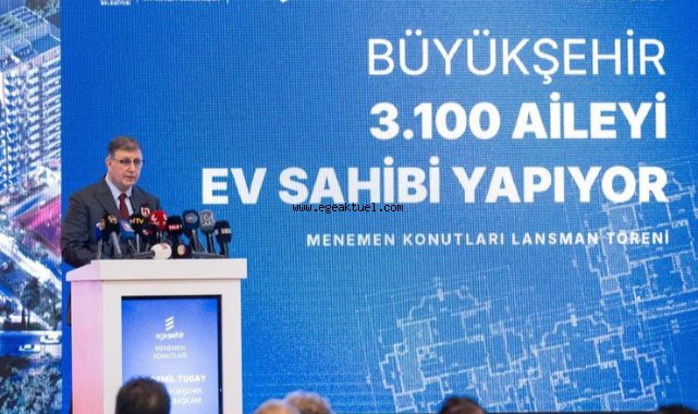 İzmir Büyükşehir Belediyesi’nden Türkiye’ye örnek sosyal konut projesi