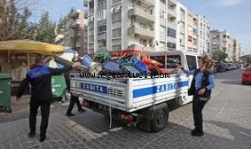 Karabağlar kaldırım işgallerini bitirmeye kararlı
