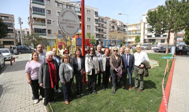Karşıyaka’nın parkları yenileniyor