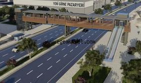 Yeni Girne Caddesi’nde güvenli yaya ulaşımı