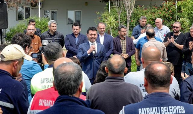 Başkan Önal, şantiyede işçilerle buluştu