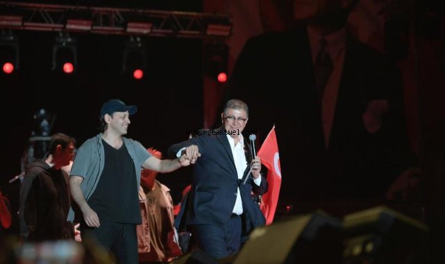 Başkan Tugay Duman konserine katıldı