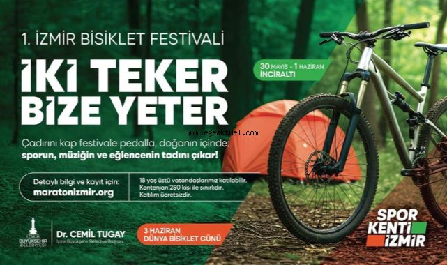 İzmir’de Dünya Bisiklet Günü