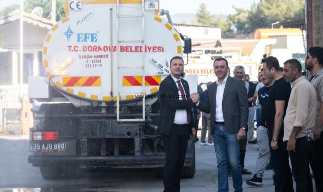 Bornova Belediyesi’nden yangına hızlı müdahale hamlesi