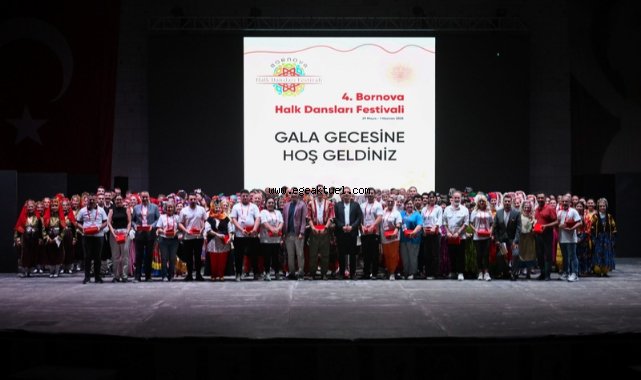 Bornova’da halayla biten festival