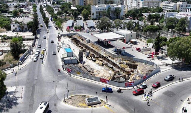 Hastane yolcuları için özel yaya tüneli