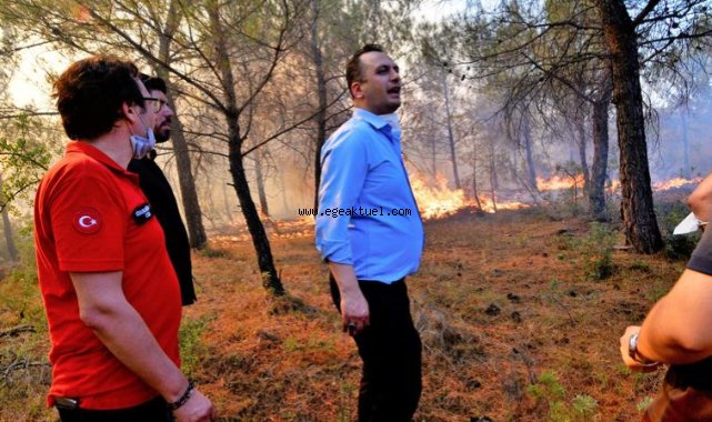 Yakaköy yangınına hızlı müdahale