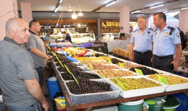 Bayraklı'da pazar yerlerine sıkı denetim