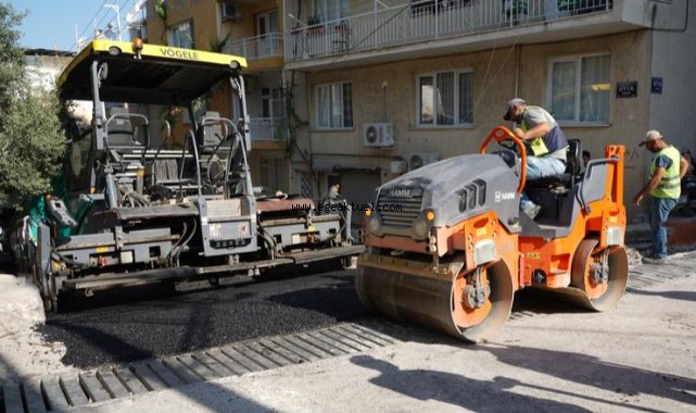 Meriç Mahallesi’nde asfalt ve beton seferberliği