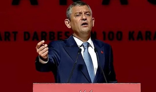  Özel kürsüden rest çekti