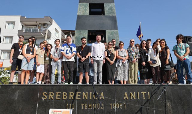 Srebrenitsa Soykırımı’nda katledilen canlar Buca’da anıldı
