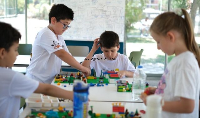 Bayraklılı çocuklar "Yaz Okulunu" çok sevdi