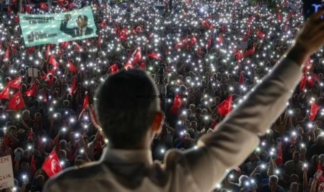 Binlerce Kişi İmamoğlu’na Özgürlük İstedi