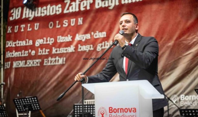 Bornova’da 30 Ağustos’un 103. yılı büyük coşkuyla kutlandı