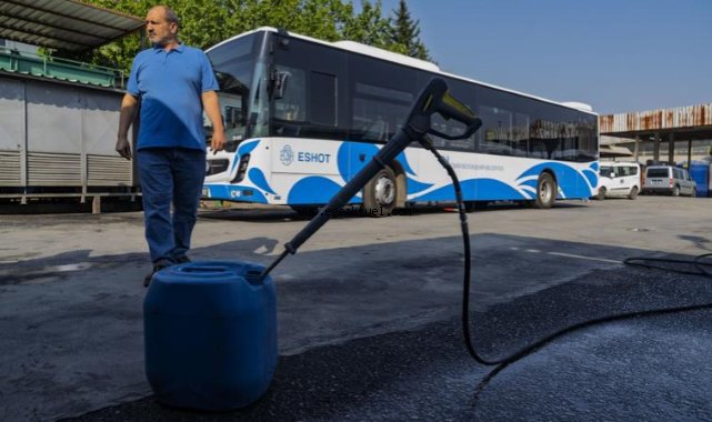 ESHOT’tan bin 100 hanenin kullandığı kadar su tasarrufu