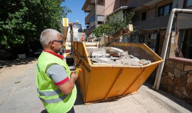 Gaziemir Belediyesi’nden moloz atıklarına çevreci çözüm