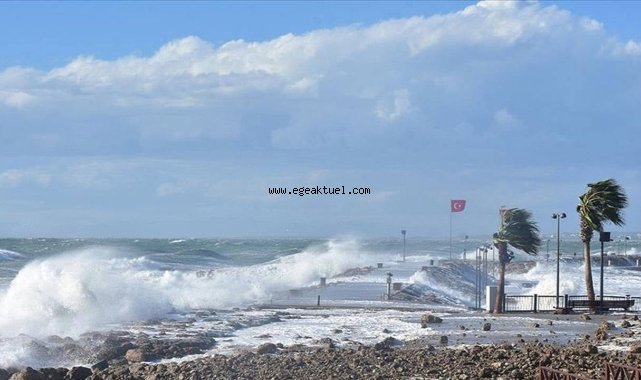 İzmir için 'fırtına' uyarısı