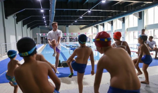 Sporium’da yüzme dersleri başladı