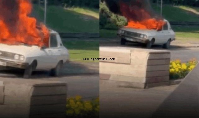 TBMM önünde 'Beyaz Toros' yakıldı