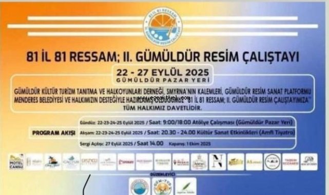 2. Gümüldür resim çalıştayı başlıyor