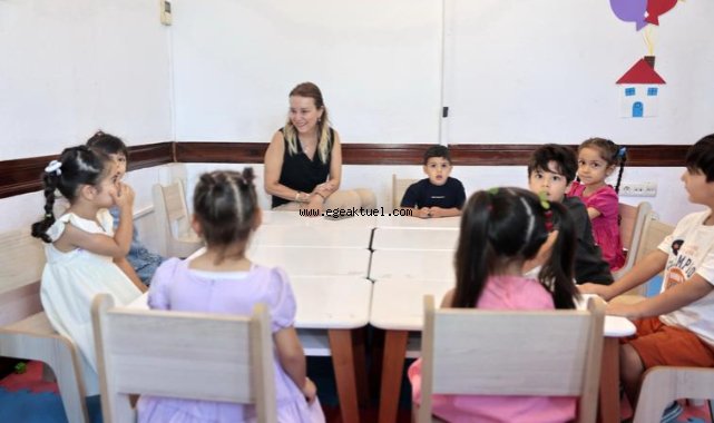 Başkan Mutlu, Oyun Evi’nin minikleriyle buluştu