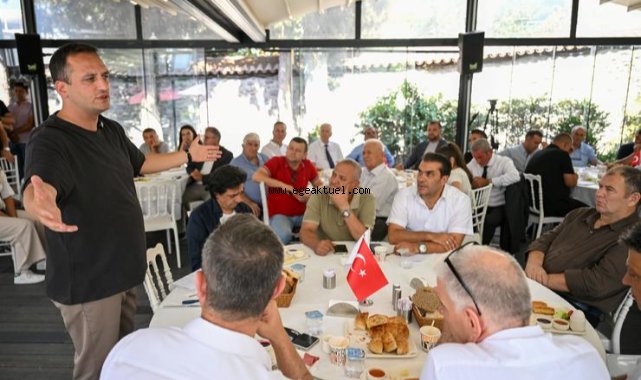 Bornova Belediyesi Sanayi Meclisi Dramalılar Köşkü’nde Buluştu
