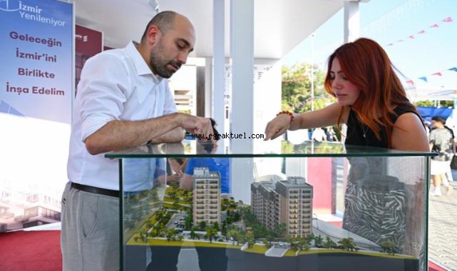 Büyükşehir’in sosyal konut projesi İEF’de VR gözlükle tanıtılıyor