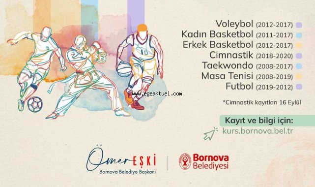 Çocuklar ve yetişkinler için geniş yelpazede kurs imkanı